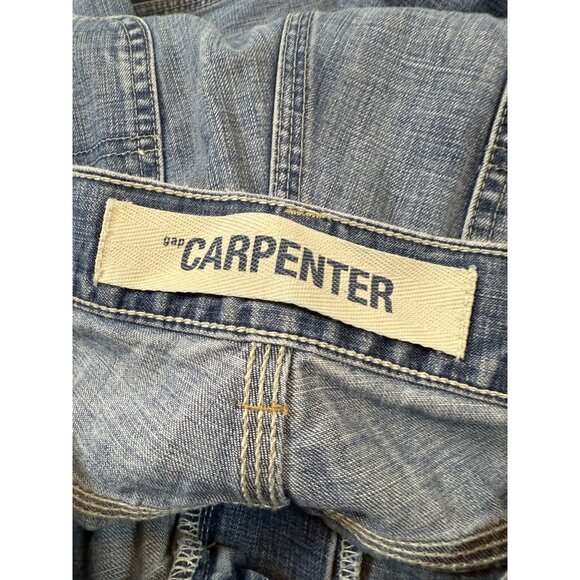 Gap Carpenter Straight Leg Jean Relaxed Multiple Tool Pocket Sz 34x30 (bin HH81) - Picture 10 of 11